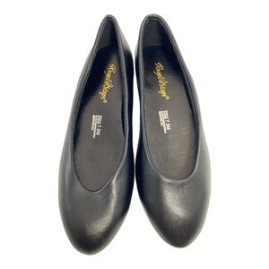 Angel Steps Dress Wedge Black Size 7.5M Flats